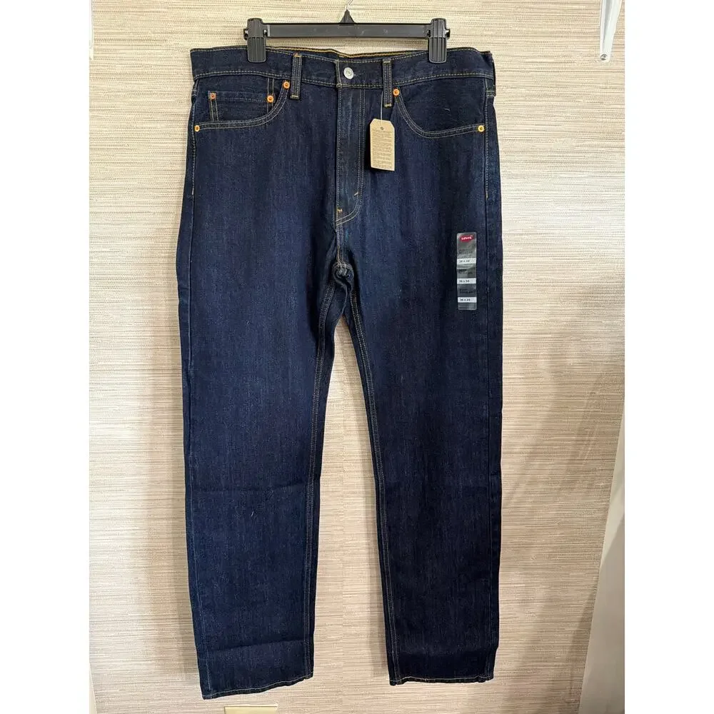 Levi's 505 Men's size 36/34 Dark Wash NWT